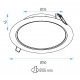 Downlight LED Redondo 12W UGR17, corte 135mm